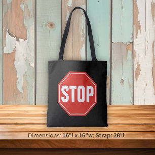 Bolsa Tote Sinal STOP