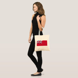 Bolsa Tote Sinal vermelho Marinho do Merchant - Saco duplo