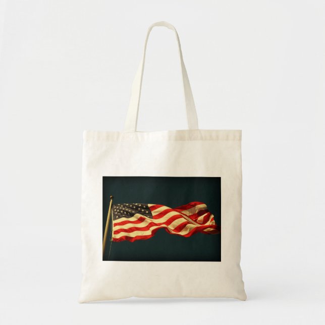 Bolsa Tote Sinalizador Americano Reutilizável (Frente)