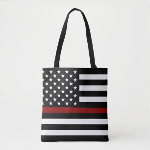 Bolsa Tote Sinalizador Americano Thin Red Line