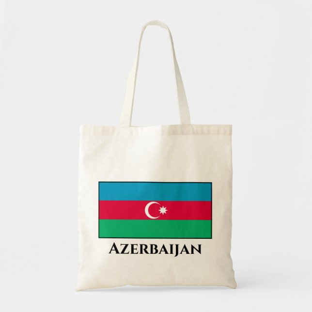 Bolsa Tote Sinalizador Azerbaijão (Frente)