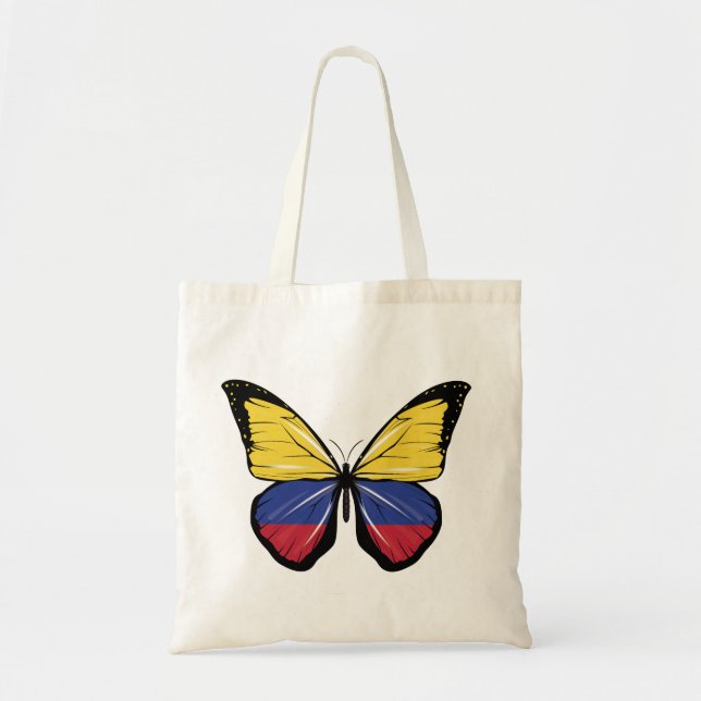 Bolsa Tote Sinalizador da Borboleta Colômbia (Frente)