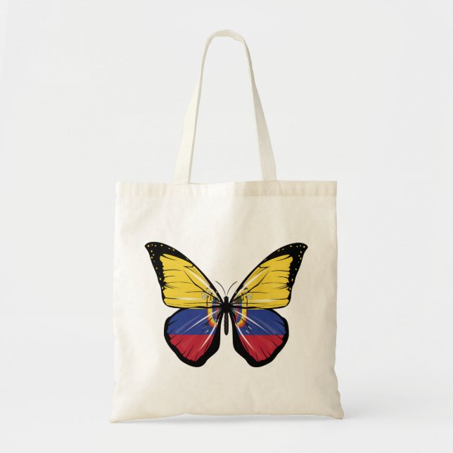 Bolsa Tote Sinalizador da Borboleta do Equador (Frente)
