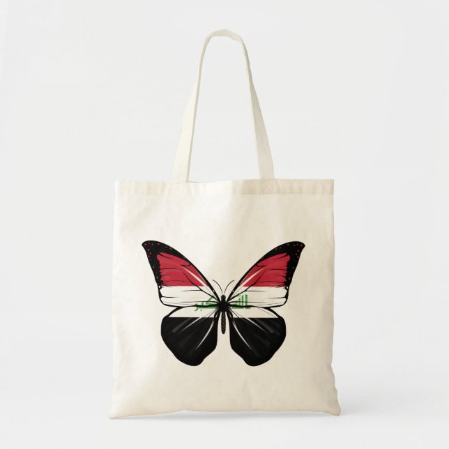 Bolsa Tote Sinalizador da Borboleta do Iraque (Frente)
