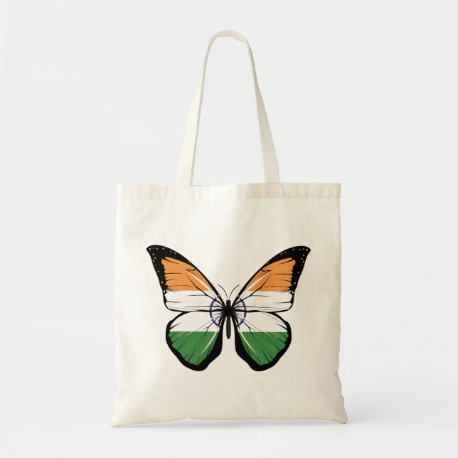 Bolsa Tote Sinalizador da Borboleta Índia (Frente)