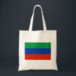 Bolsa Tote Sinalizador Daguestan<br><div class="desc">Bandeira Patriótica do Daguestão.</div>