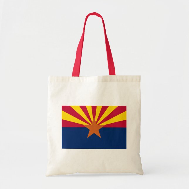 Bolsa Tote Sinalizador de arizona: Definindo Star Sun, O Esta (Frente)
