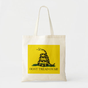 Bolsa Tote Sinalizador de Gadsden (Não Piso em Mim) (Sinaliz