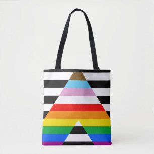 Bolsa Tote Sinalizador de Orgulho Ally do Progresso LGBTQ