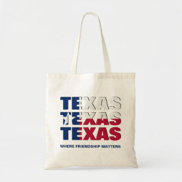 Bolsa Tote SINALIZADOR DE TEXAS Personalizado Patriótico