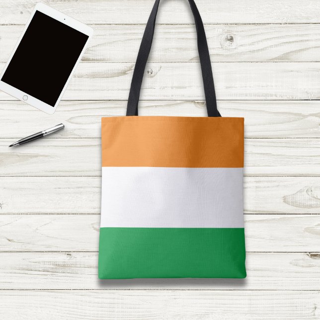 Bolsa Tote Sinalizador de Tricolor Indiano (Criador carregado)