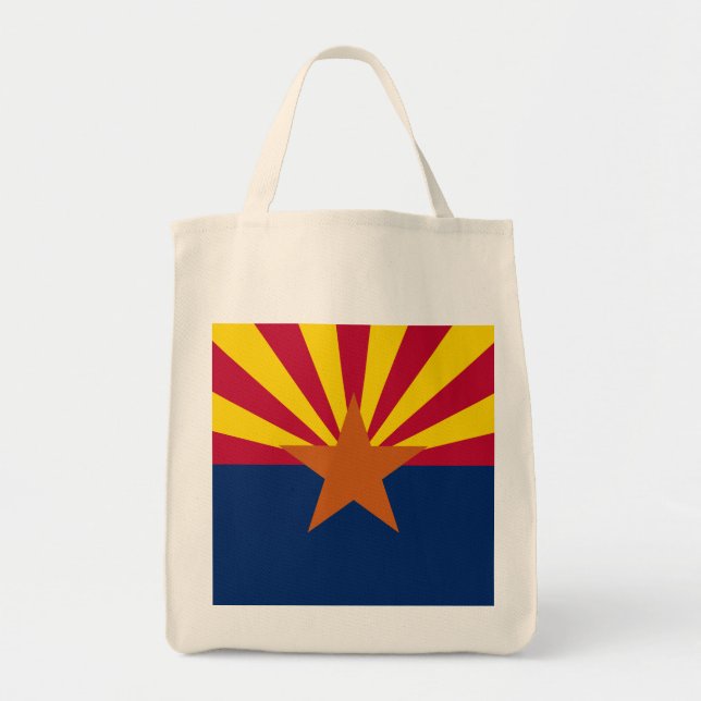 Bolsa Tote Sinalizador do Estado da arizona (Frente)