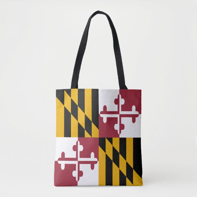 Bolsa Tote Sinalizador do Estado de Maryland (Frente)
