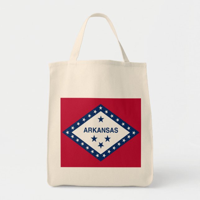 Bolsa Tote Sinalizador do Estado do Arkansas (Frente)