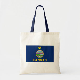 Bolsa Tote Sinalizador do Estado do Kansas