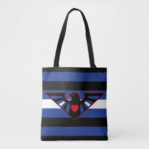 Bolsa Tote Sinalizador do Orgulho de Leather Eagle
