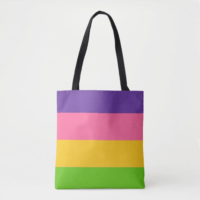 Bolsa Tote Sinalizador do Orgulho Sapphic (Frente)