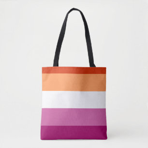 Bolsa Tote Sinalizador LGBTQ do Orgulho Lésbico