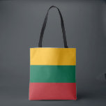 Bolsa Tote Sinalizador Lituânia<br><div class="desc">Bandeira Patriótica da Lituânia.</div>