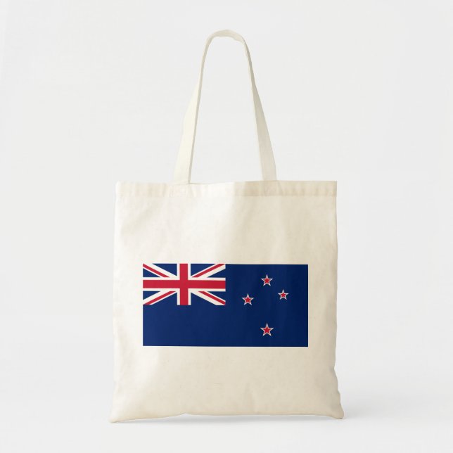 Bolsa Tote Sinalizador Nova Zelândia (NZ) (Frente)
