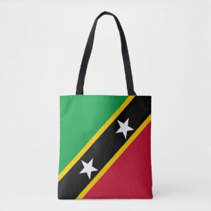 Bolsa Tote Sinalizador santo Kitts e Nevis