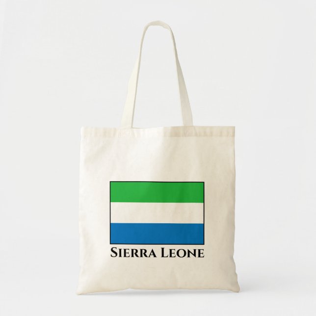 Bolsa Tote Sinalizador Serra Leoa (Frente)