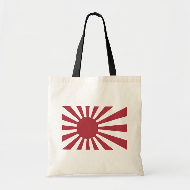 Bolsa Tote Sinalizador Sun Imperial de Ascensão do Japão, Edo (Frente)