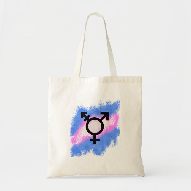 Bolsa Tote Sinalizador Trans do estilo de apresentação (Frente)