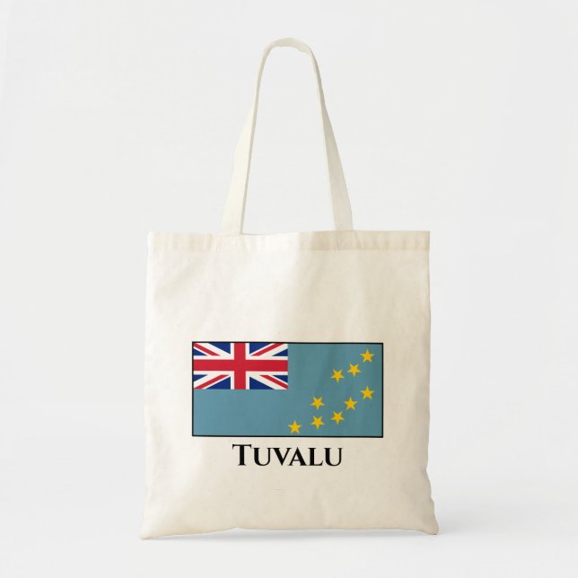 Bolsa Tote Sinalizador Tuvalu (Tuvalan) (Frente)