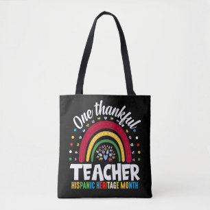 Bolsa Tote Sinalizadores de Um Mês de Patrimônio Hispânico do