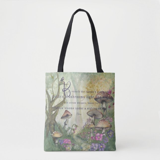 Bolsa Tote Sinfonia de Fungi Guilded (Frente)