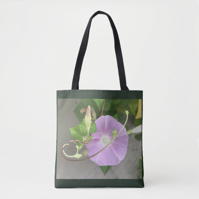 Bolsa Tote Sinfonia Rosa Glória da Manhã (Frente)