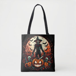 Bolsa Tote Sinister Sassustrow Jack O Lanterna Assustador Hal