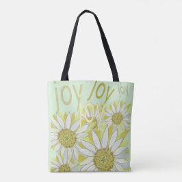Bolsa Tote Sinta as flores da alegria natural