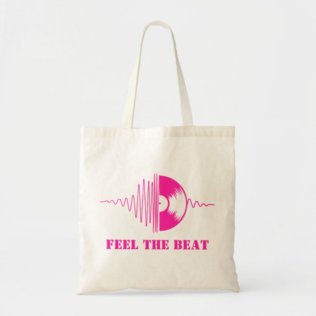 Bolsa Tote Sinta o ritmo (Frente)