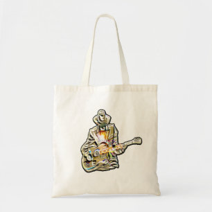 Bolsa Tote Sinta os Blues - Design de violão artístico