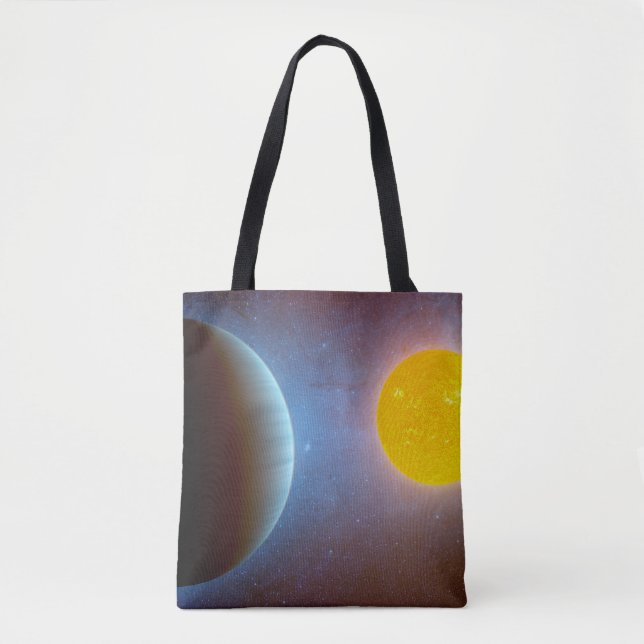 Bolsa Tote Sistema Kepler-10 Star. (Frente)