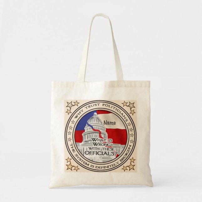 Bolsa Tote Sistema Político Quebrado (Frente)