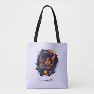 Bolsa Tote Sistema Solar Afro Mulher