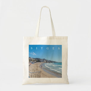 Bolsa Tote Sitges praia view toalha