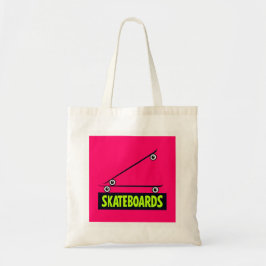 Bolsa Tote Skateboards Letreiro Minimalista 3D