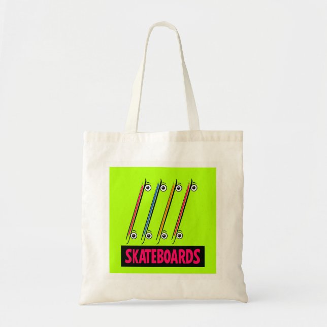 Bolsa Tote Skateboards Mínimos (Frente)