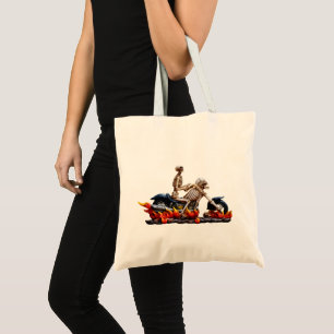 Bolsa Tote Skeleton Rider Tote Bag