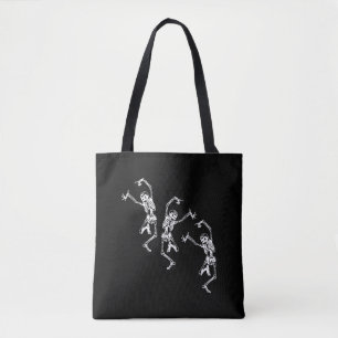 Bolsa Tote Skeletons Dançantes Desafio de dança Presente de