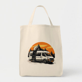 Bolsa Tote sketchy minimalist camper travel