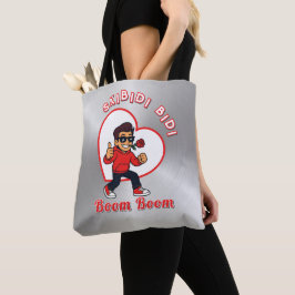Bolsa Tote Skibidi Bidi Boom Boom Valentine Meme - Cartoon