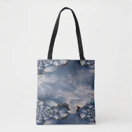 Bolsa Tote Skies Sunset Fractal