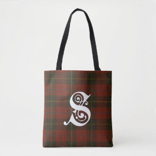Bolsa Tote Skinner Clan Tartan Monograma