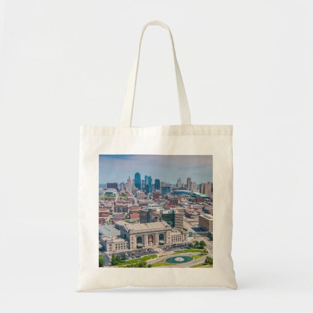 Bolsa Tote Skyline bonita de Kansas City (Frente)