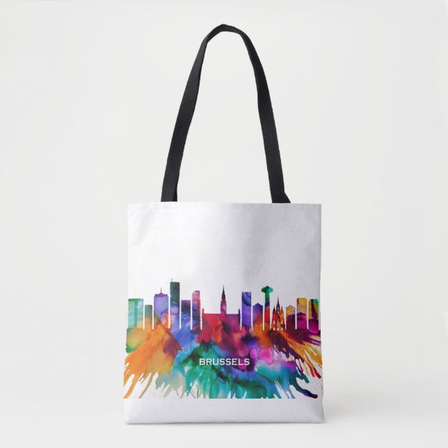 Bolsa Tote Skyline Bruxelas (Frente)